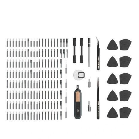180-in-1 toolset | compleet met pincet, zuignapjes en andere tools | voor iPhone, iPad, MacBook en iMac