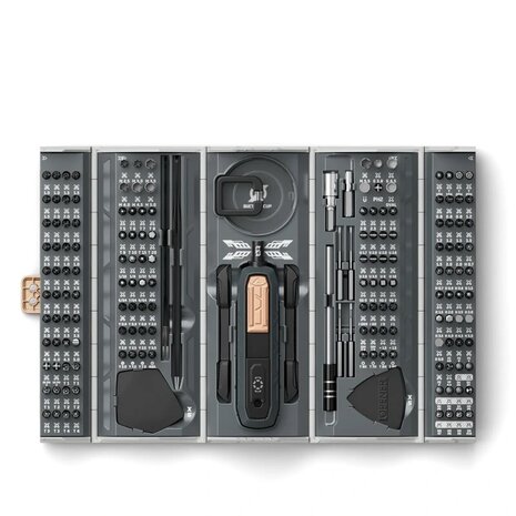 180-in-1 toolset | compleet met pincet, zuignapjes en andere tools | voor iPhone, iPad, MacBook en iMac