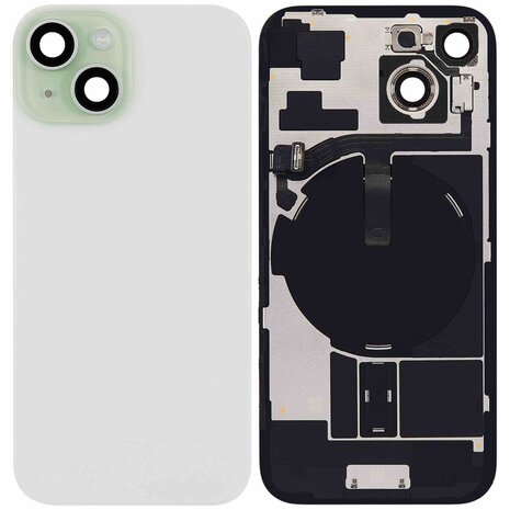 Originele pulled Achterkant met wireless charging&nbsp;voor iPhone 15 Groen