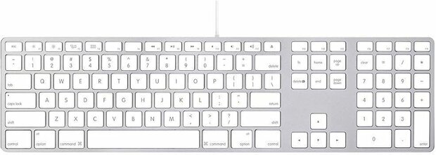 Nieuw en geseald bedraad Apple keyboard / toetsenbord met numeriek gedeelte - US QWERTY Lay-out