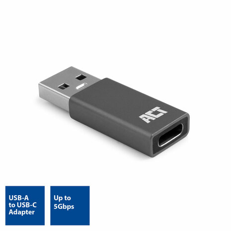 ACT USB-C female naar USB-A male adapter 