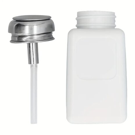 Vloeistoffen dispenser - 200ML - Roestvrijstalen dop