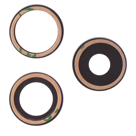 Achter camera lens glaasjes voor iPhone 15 Pro (set a 3 stuks) (Real Sapphire)