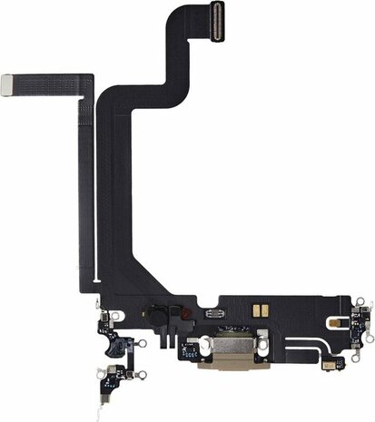 Originele dock connector oplaad poort (Goud) voor iPhone 14 Pro