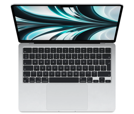 A-Grade Macbook Air 13-inch M2 8C CPU - 8C GPU - 16GB RAM - SSD 512GB - 2022 - QWERTY NL - Zilver