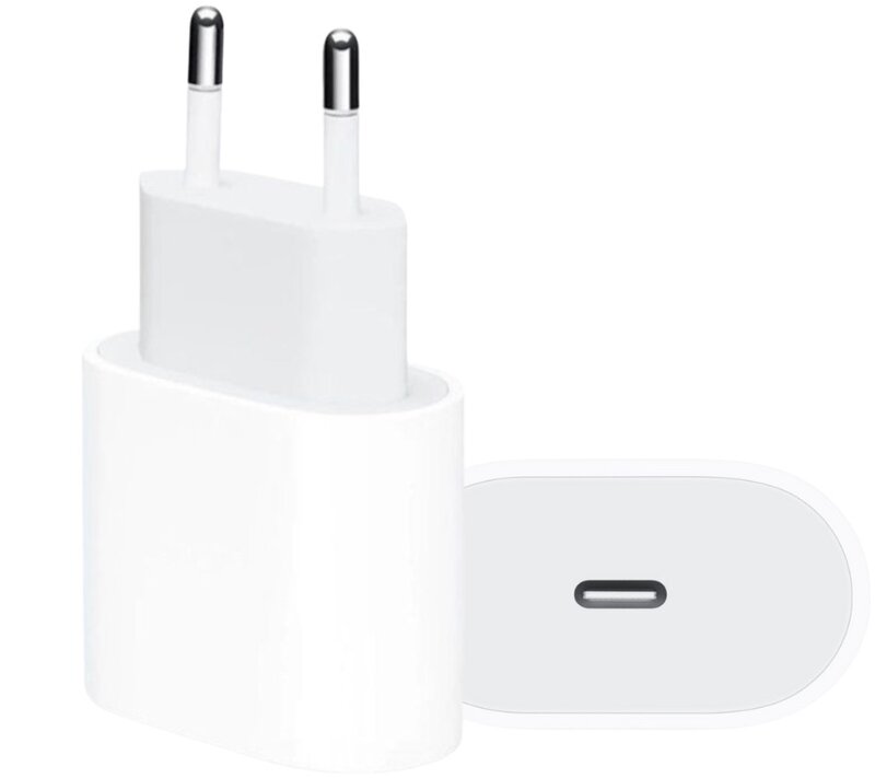 USB-C adapter snellader 20W voor iPhone, iPad, Apple Watch en AirPods USB-C adapter snellader 20W voor iPhone, iPad, Apple Watch en AirPods