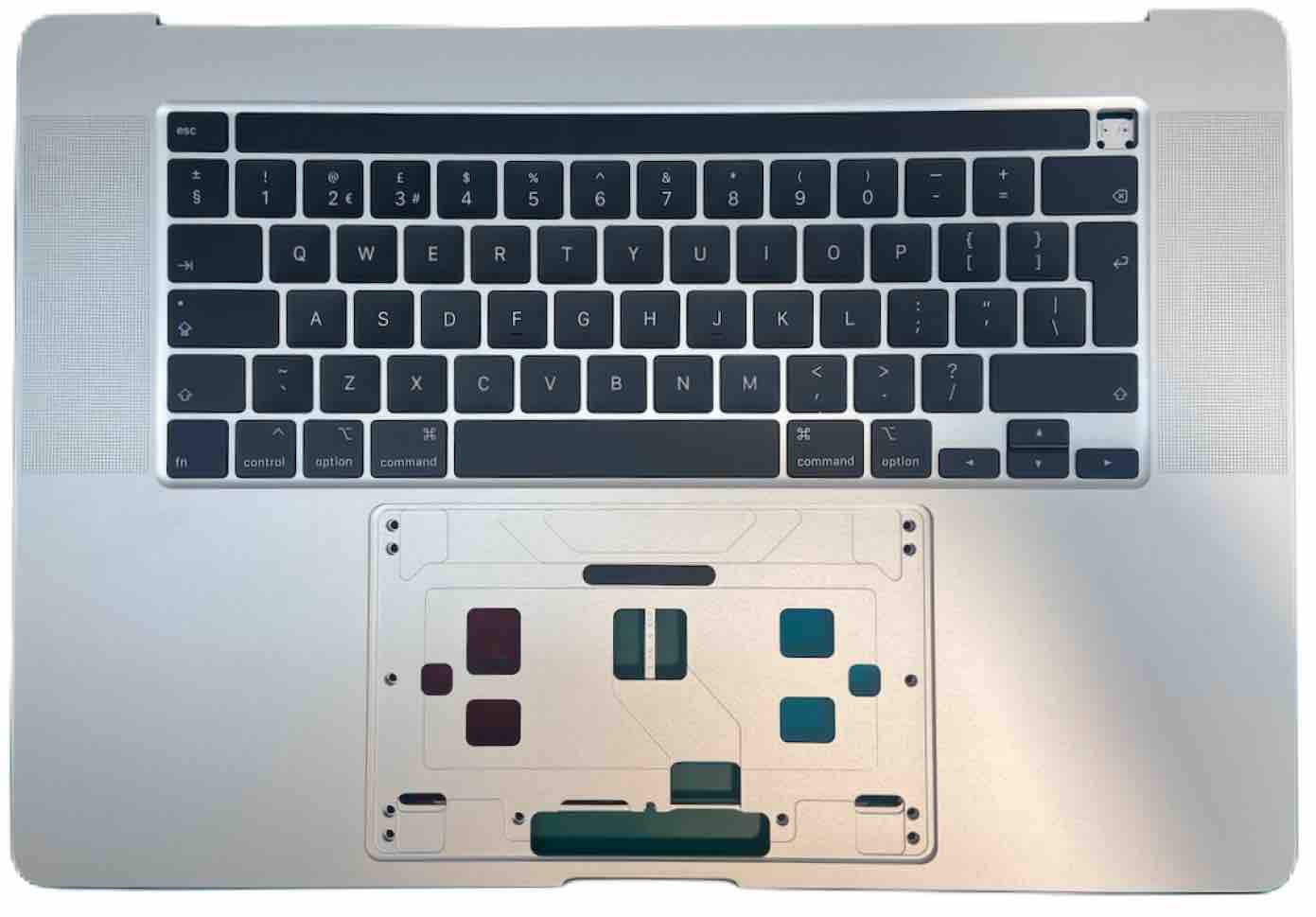 Topcase met toetsenbord EU / NL + Touch Bar (Zilver) voor Apple MacBook Pro Retina 16-inch A2141