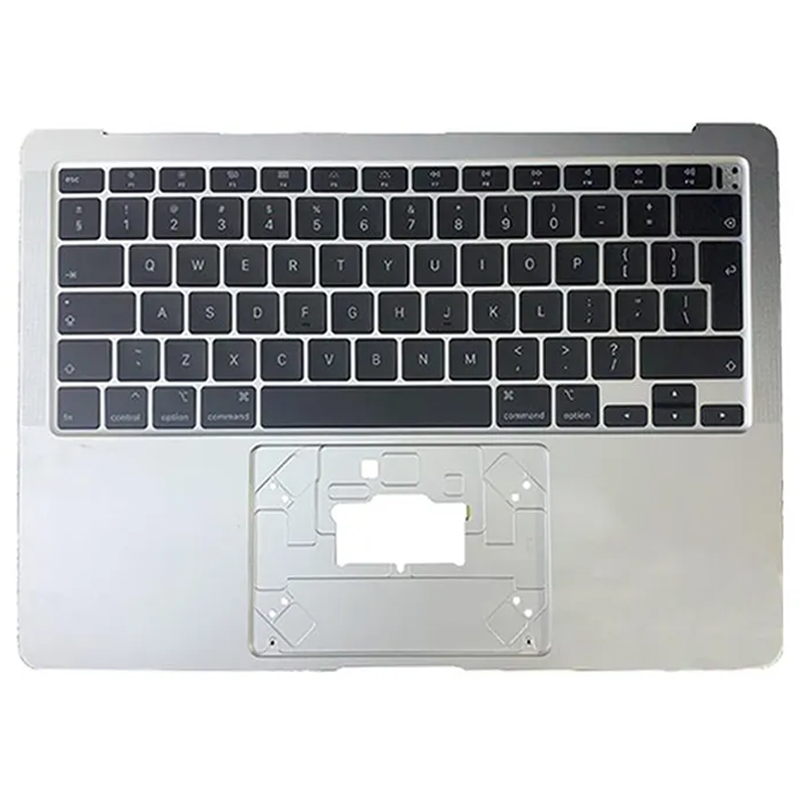 Topcase met toetsenbord EU / NL (Zilver) voor Apple MacBook Air 13-inch A2179 jaar 2020