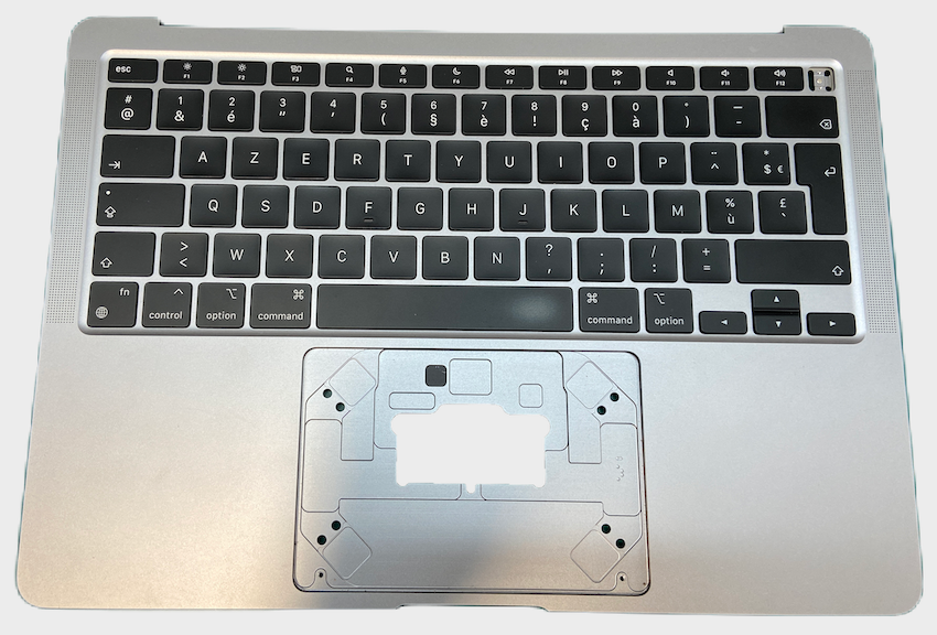Topcase met toetsenbord AZERTY met trackpad printplaat voor Apple MacBook Air 13-inch A2337 M1 Space Grey