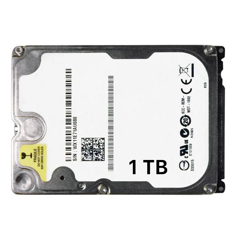 1TB HDD voor Apple MacBook en externe behuizing