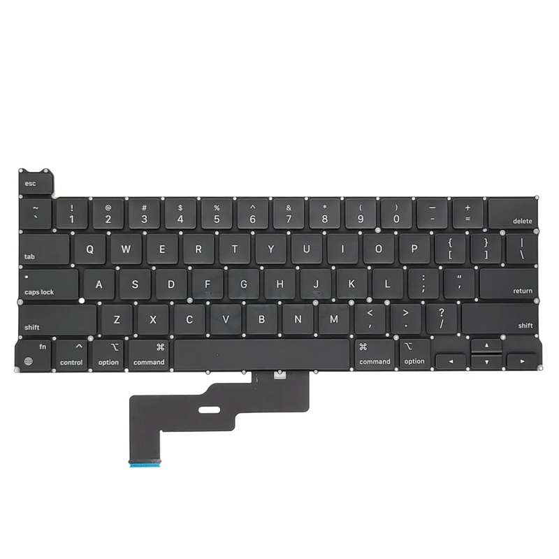 Keyboard / toetsenbord US voor Apple MacBook Pro Retina 13-inch A2338 M1 / M2 jaar 2020 t/m 2022