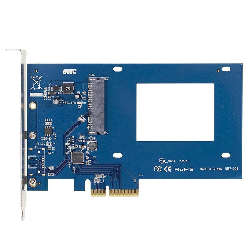 OWC Accelsior S SATA kaart voor Apple Mac Pro A1289