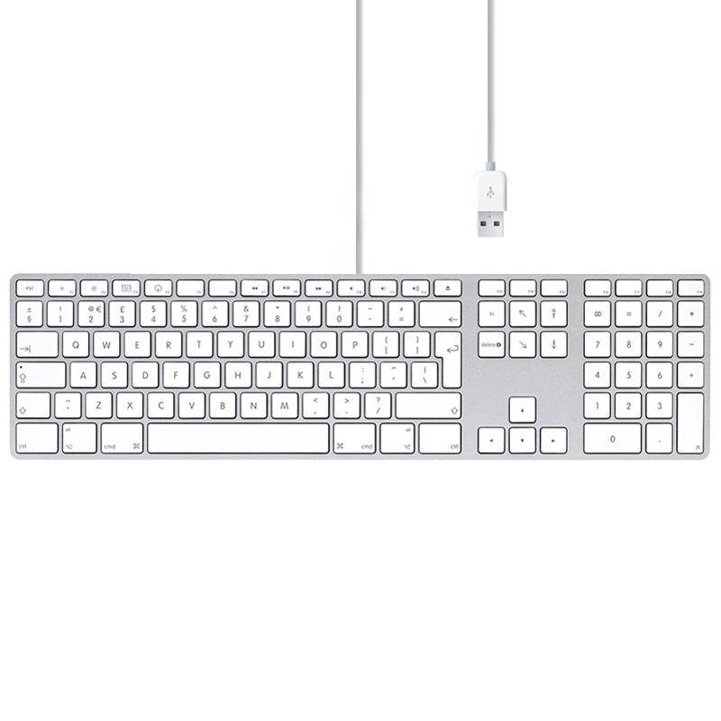 Apple keyboard / toetsenbord EU (refurbished) voor Apple MacBook, Mac mini en iMac