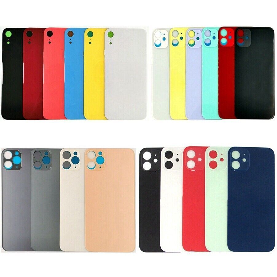 B2B only: Glazen achterkant / back cover glas voor Apple iPhone 12 Mini Wit