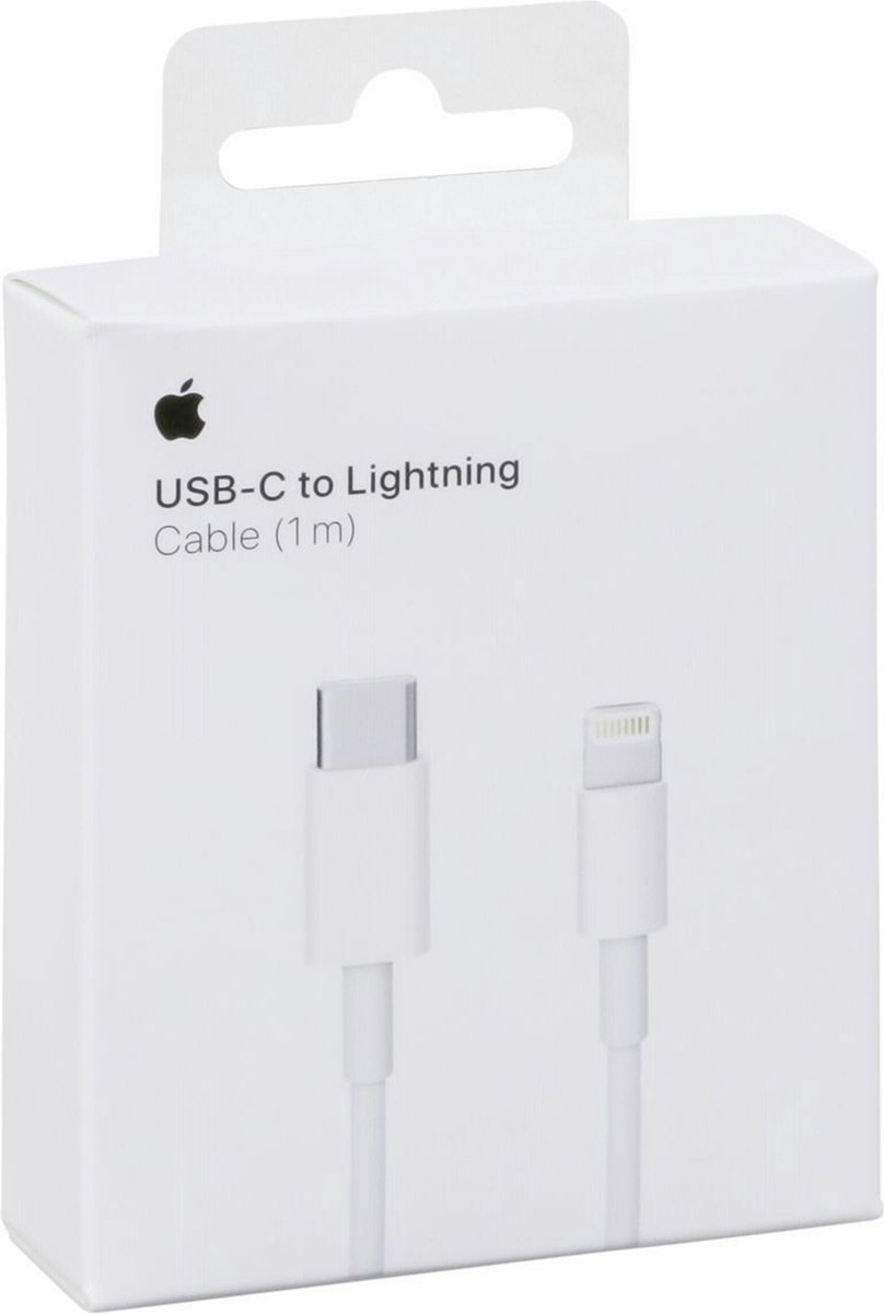 Apple USB-C naar lightning kabel voor iPhone en iPad 1M