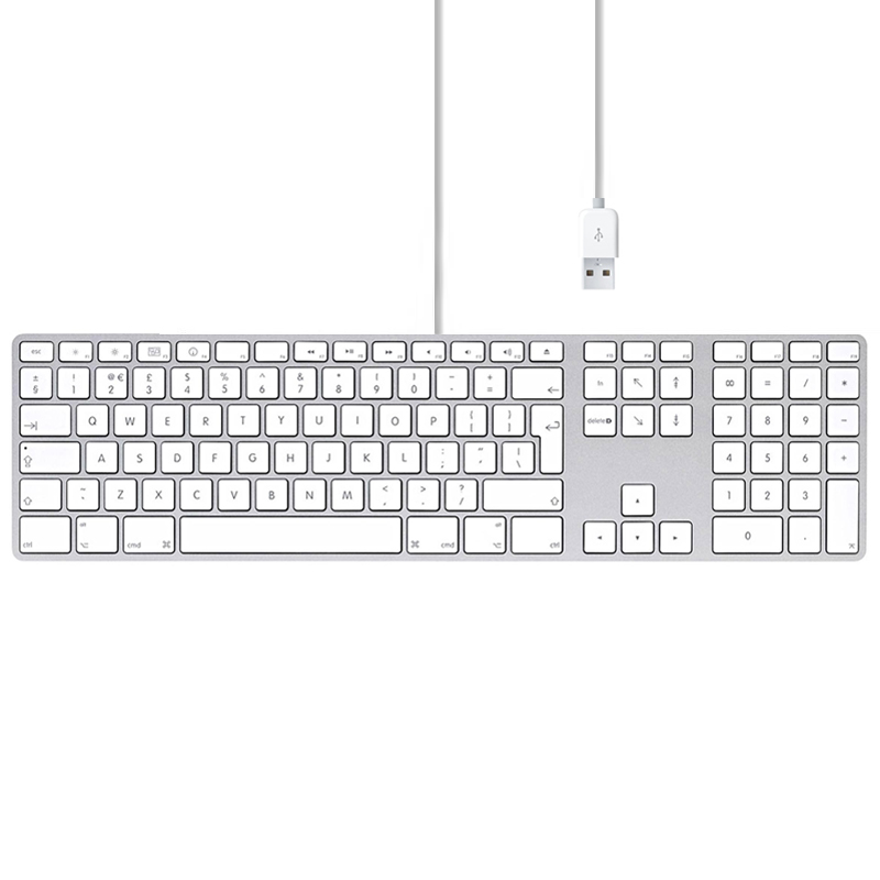 Nieuw en geseald bedraad Apple keyboard / toetsenbord met numeriek gedeelte - EU QWERTY Lay-out