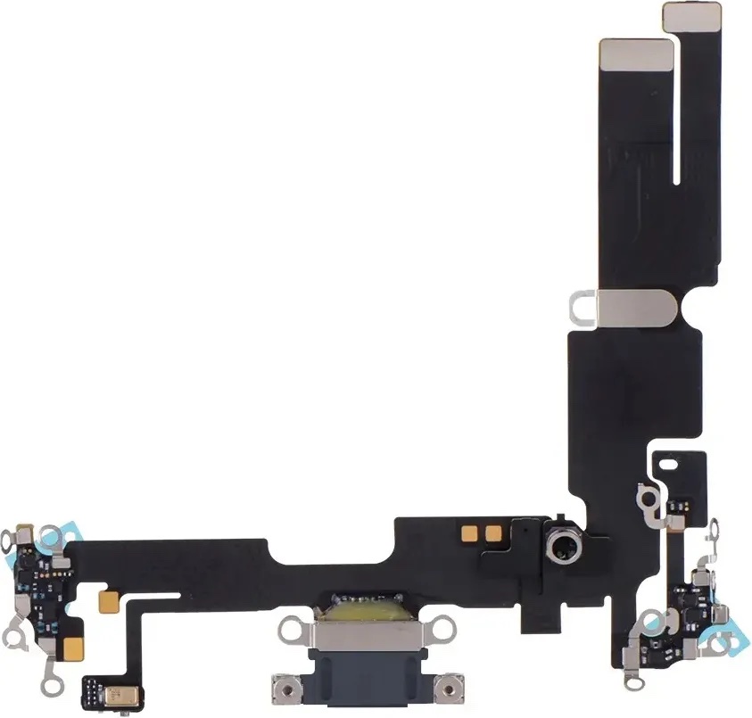 Dock connector oplaadpoort  voor iPhone 14 Middernacht Zwart