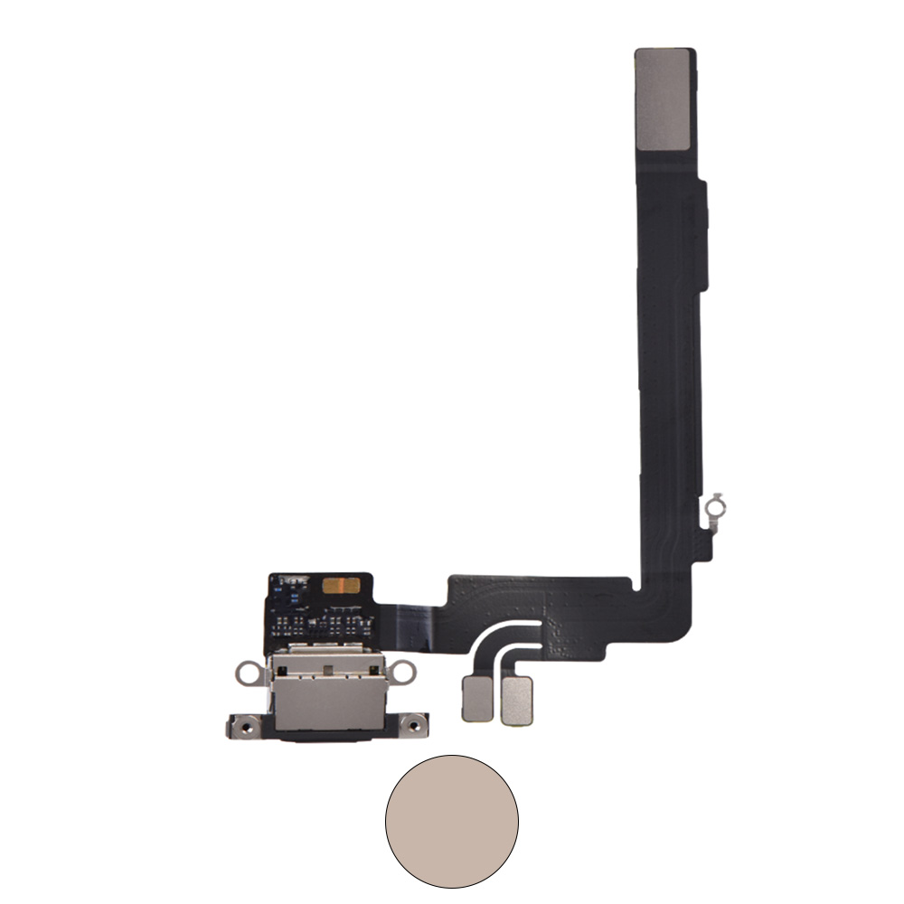 Dock connector oplaadpoort voor iPhone 16 Pro Max Desert Titanium