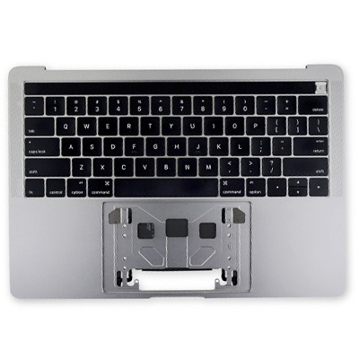 Topcase met keyboard voor Macbook Pro 13-inch A1706 met touch bar Zilver