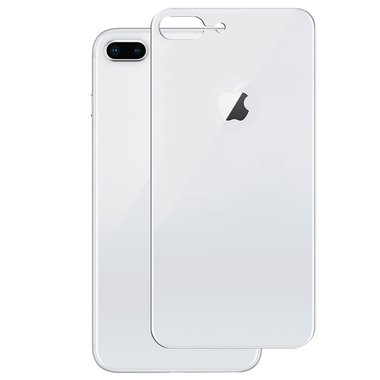 Achterkant back cover glas met logo voor Apple iPhone 8 Plus wit