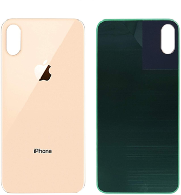 Achterkant back cover glas met logo voor Apple iPhone XS Rosé Gold