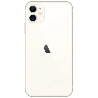 Achterkant back cover glas met logo voor Apple iPhone 11 White