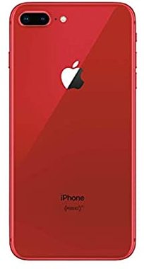 Achterkant back cover glas met logo voor Apple iPhone 8 Plus Rood