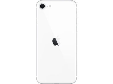 Achterkant back cover glas met logo voor Apple iPhone SE 2020 Wit