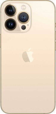 Achterkant back cover glas met logo voor Apple iPhone 13 Pro Goud