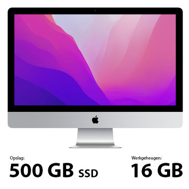 Refurbished Apple iMac 21,5-inch Late 2015 - 2,8Ghz i5, 16GB RAM en 500GB SSD