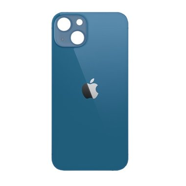 B2B only: Achterkant back cover glas met logo voor Apple iPhone 13 Blauw