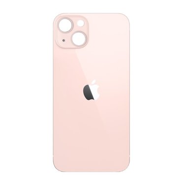 Achterkant back cover glas met logo voor Apple iPhone 13 Roze