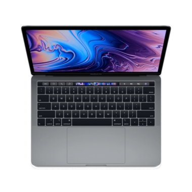 Apple MacBook Pro 15-inch A1990 touch bar 2018 model 16GB RAM 256GB SSD zilver