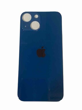 B2B only: Achterkant back cover glas met logo voor Apple iPhone 13 Mini Blue
