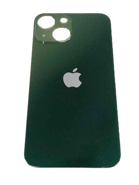 B2B only - Achterkant back cover glas met logo voor Apple iPhone 13 Mini Groen