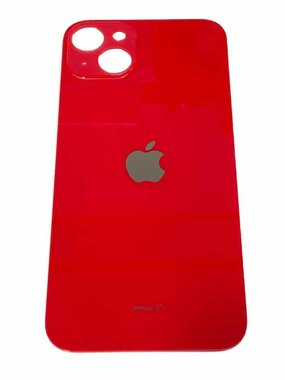 B2B only - Achterkant back cover glas met logo voor Apple iPhone 14 Plus Rood