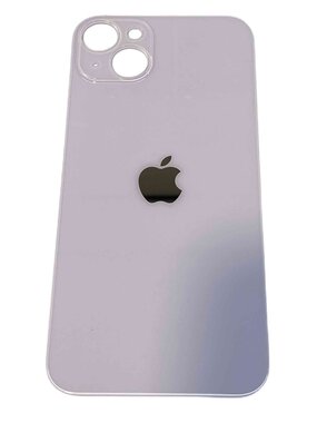 B2B only - Achterkant back cover glas met logo voor Apple iPhone 14 Plus Paars