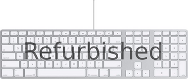 Refurbished Apple bedraad keyboard / toetsenbord met numeriek toetsenblok QWERTY