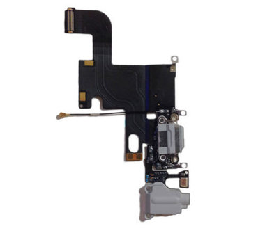 Dockconnector met audio-ingang voor Apple iPhone 6 Grijs