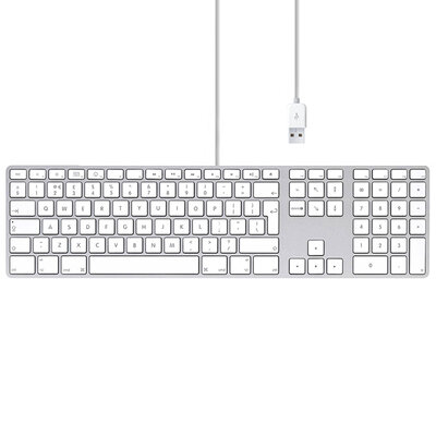 Refurbished bedraad Apple keyboard / toetsenbord met numeriek gedeelte - EU QWERTY Lay-out Refurbished bedraad Apple keyboard / toetsenbord met numeriek gedeelte - EU QWERTY Lay-out
