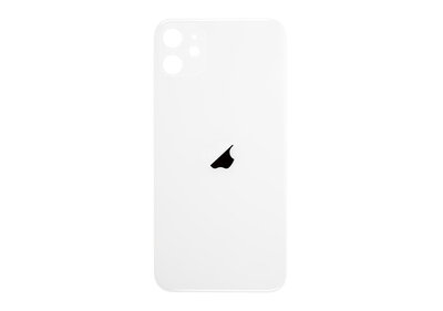 Glazen achterkant / back cover glas voor Apple iPhone 11 Wit Glazen achterkant / back cover glas voor Apple iPhone 11 Wit