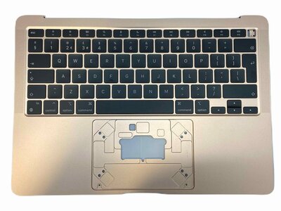 Topcase met toetsenbord EU / NL (Rose Gold) voor MacBook Air 13-inch A2337 M1 Topcase met toetsenbord EU / NL (Rose Gold) voor MacBook Air 13-inch A2337 M1