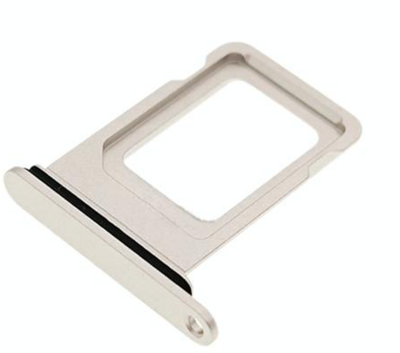 Simkaart houder voor iPhone 13 Mini sterren licht wit