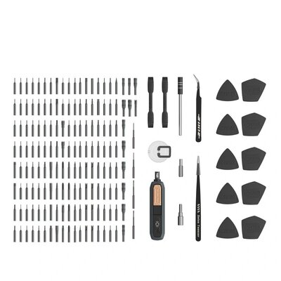 180-in-1 toolset | compleet met pincet, zuignapjes en andere tools | voor iPhone, iPad, MacBook en iMac 180-in-1 toolset | compleet met pincet, zuignapjes en andere tools | voor iPhone, iPad, MacBook en iMac