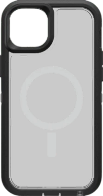 Otterbox - Symmetry Black Transparant Case MagSafe voor Apple iPhone 16 Otterbox - Symmetry Black Transparant Case MagSafe voor Apple iPhone 16
