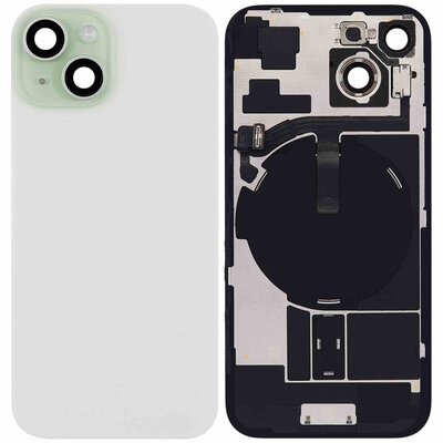 Originele pulled Achterkant met wireless charging voor iPhone 15 Groen Originele pulled Achterkant met wireless charging voor iPhone 15 Groen