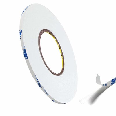 3M Dubbelzijdige Tape 3mm - 9448A - 50 meter 3M Dubbelzijdige Tape 3mm - 9448A - 50 meter