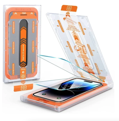 Stofvrije screen protector bescherm glas met installatiekit voor iPhone 12 | 12 Pro - 9H gehard glas Stofvrije screen protector bescherm glas met installatiekit voor iPhone 12 | 12 Pro - 9H gehard glas