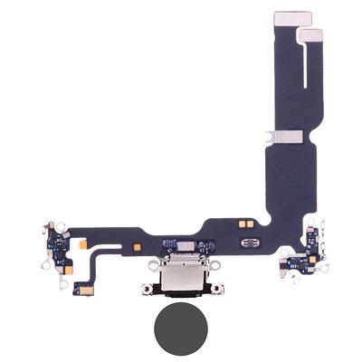 Dock connector oplaadpoort voor iPhone 15 Plus Zwart Dock connector oplaadpoort voor iPhone 15 Plus Zwart