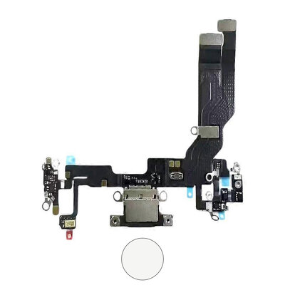 Dock connector oplaadpoort voor iPhone 16e Wit